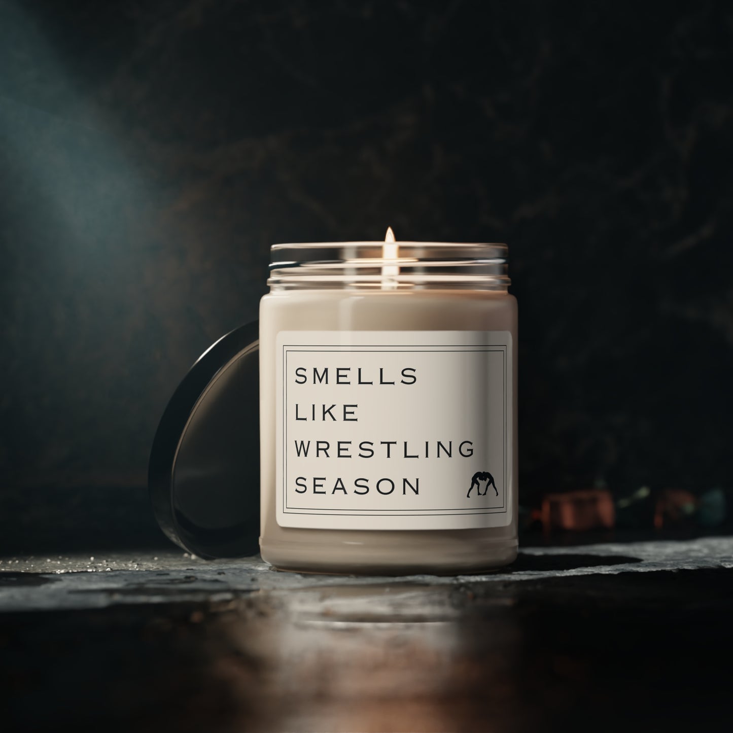 Wrestling Season Candle