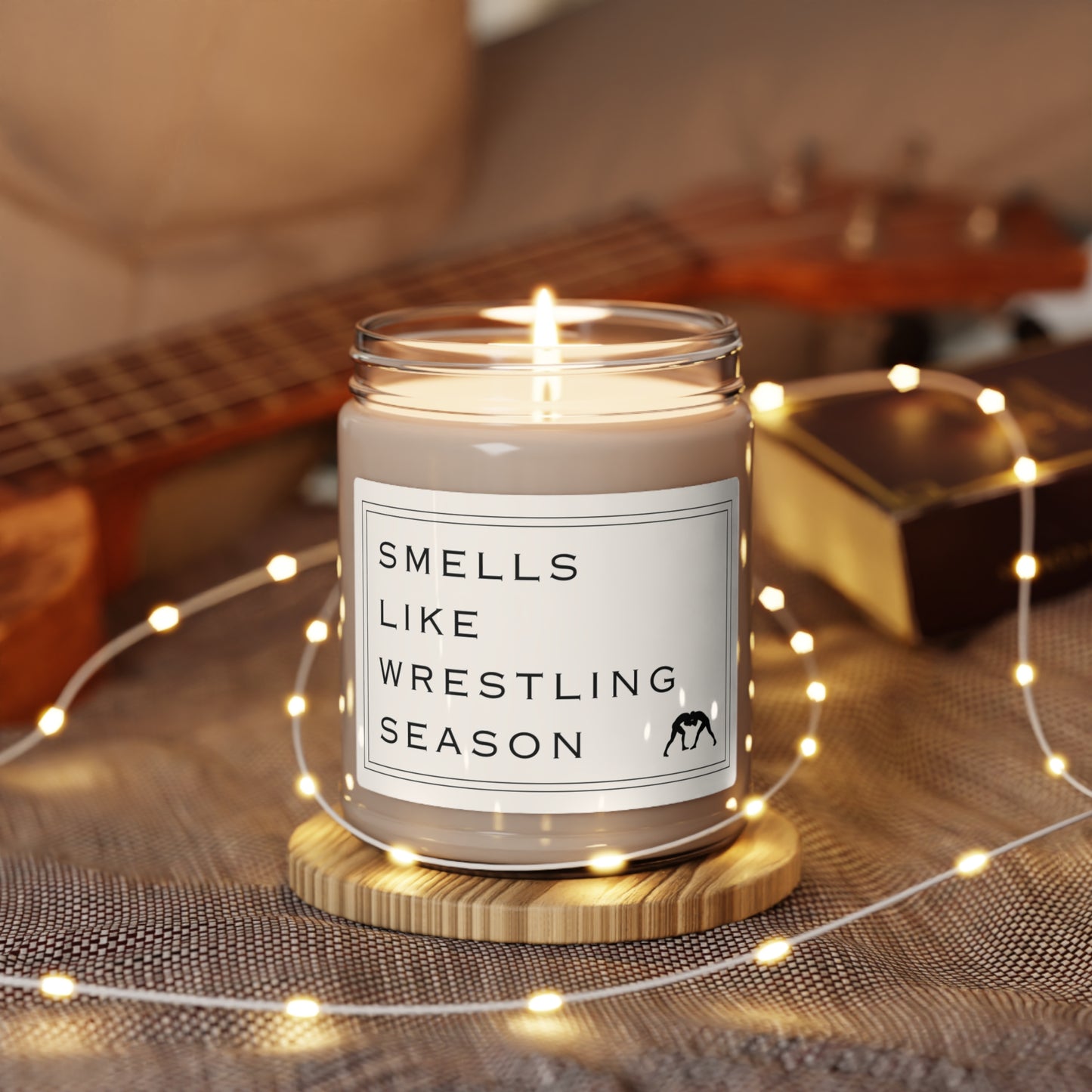 Wrestling Season Candle