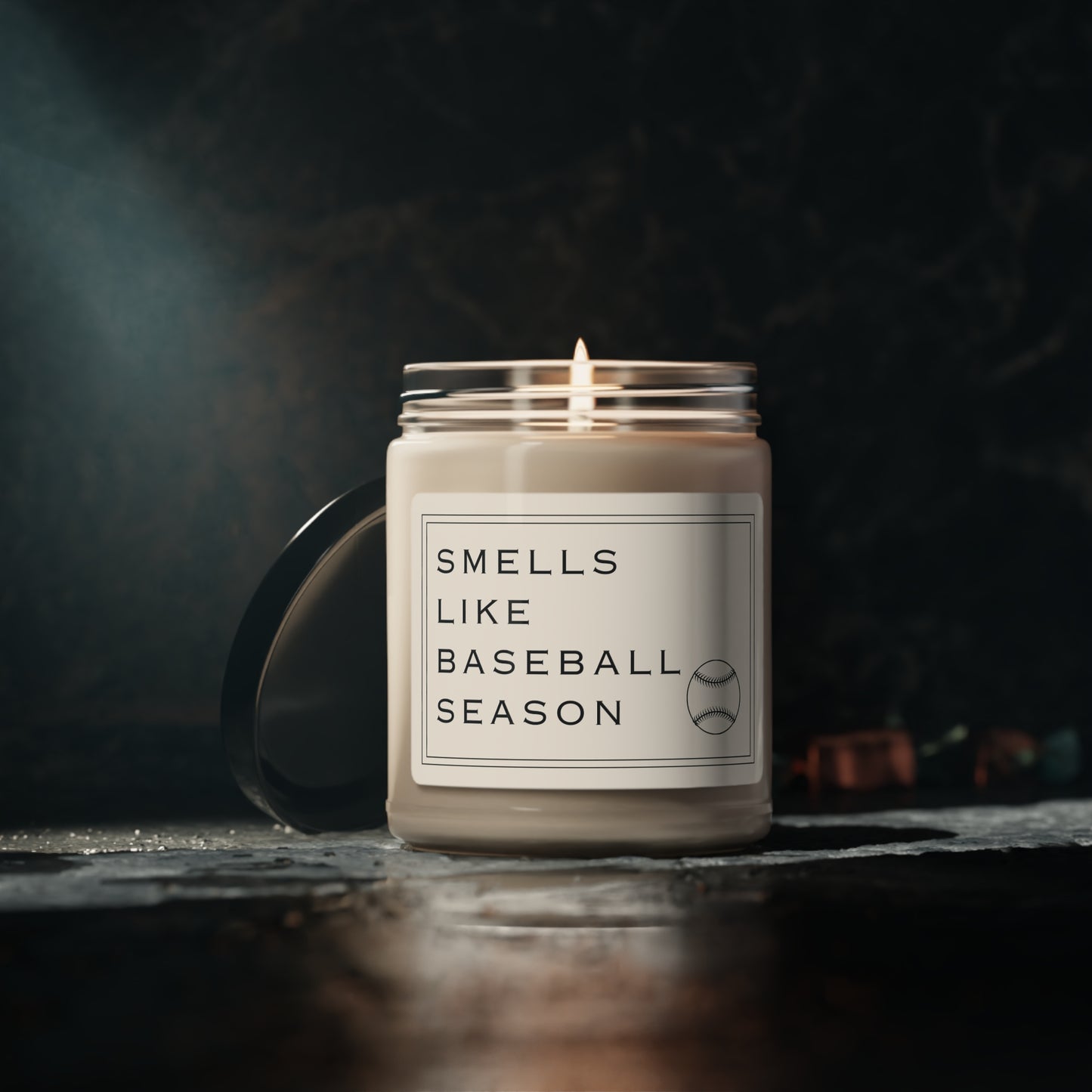 Baseball Mom Candle