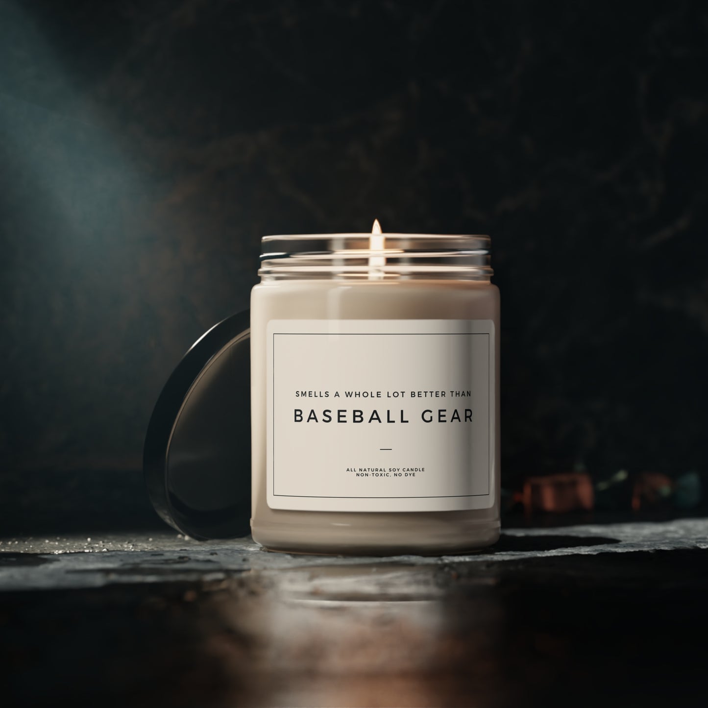 Baseball Mom Candle