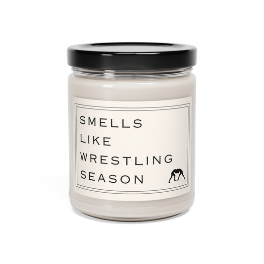 Wrestling Season Candle